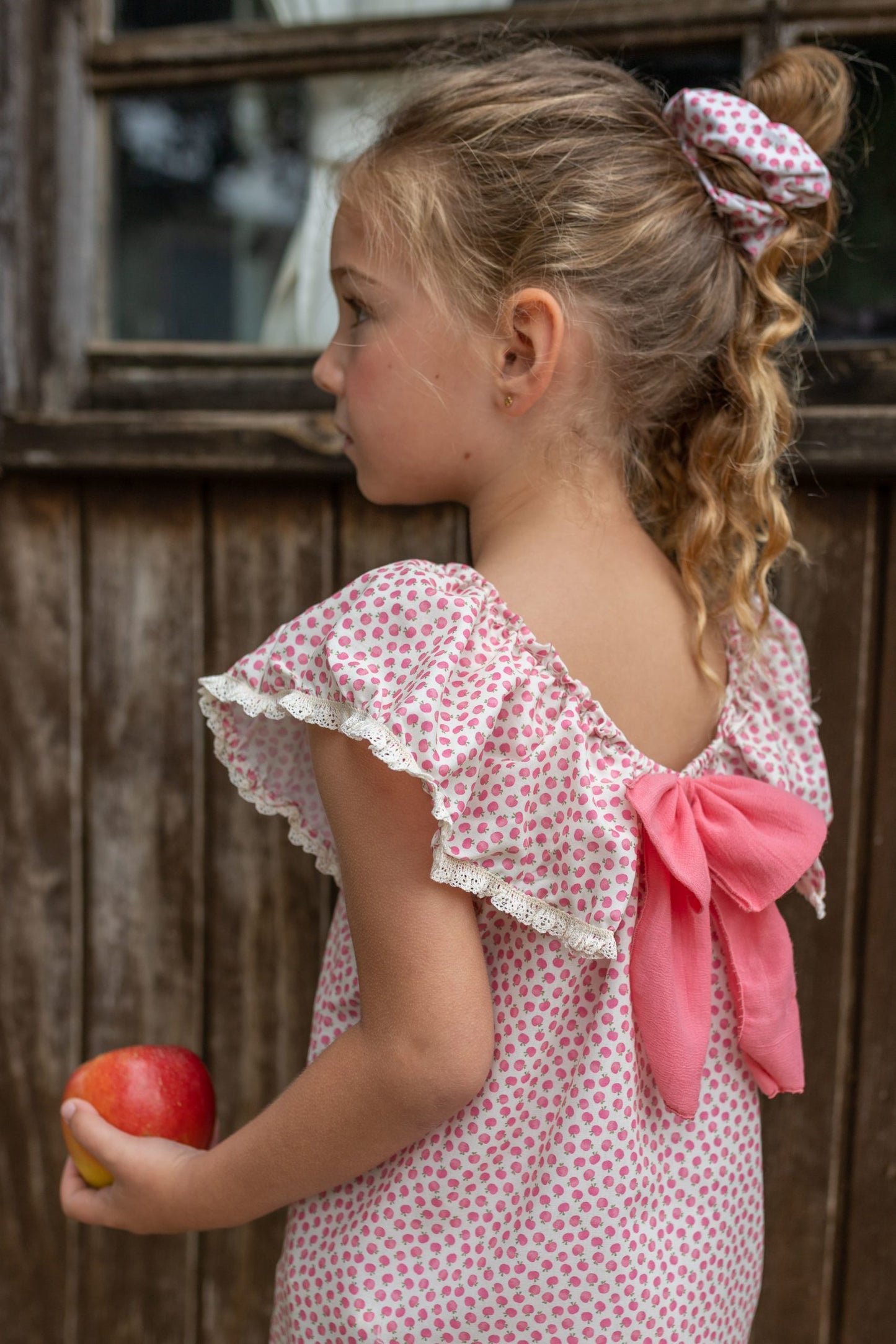 Apples Print Dress