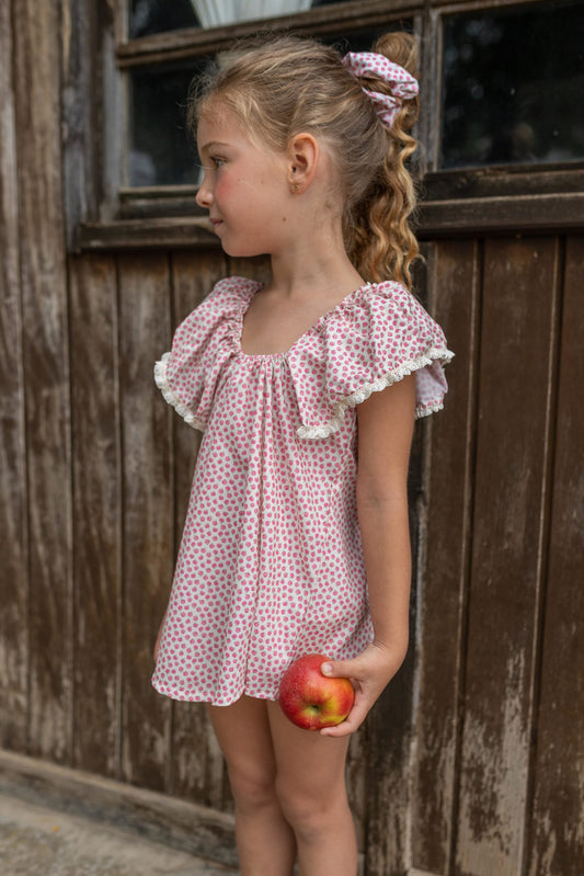 Apples Print Dress